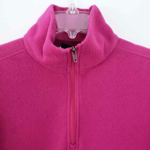 Patagonia Fleece Pullover Qtr Zip Jacket Magenta Pink Womens Small Winter Fall - Picture 4 of 4